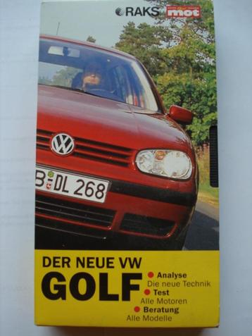 Volkswagen Golf IV Auto test Mot VHS Video cassette 1998 beschikbaar voor biedingen