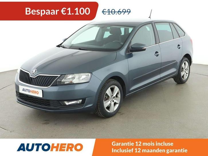 Skoda Rapid/Spaceback 1.0 TSI Ambition, Autos, Skoda, Achat, Rapid, ABS, Airbags, Air conditionné, Bluetooth, Ordinateur de bord