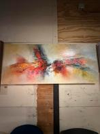 Chris Moens Abstracte gemengde technische compositie, Antiek en Kunst, Ophalen of Verzenden