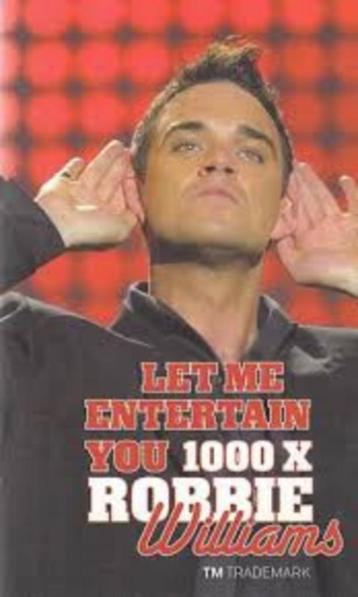 Let me entertain you - 1000x Robbie Williams paperback