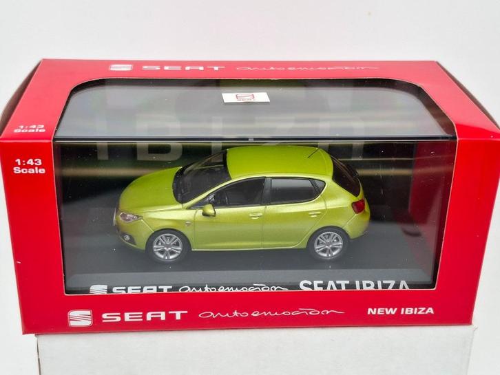 Seat Ibiza "Amarillo Citrus" 1/43, Hobby en Vrije tijd, Modelauto's | 1:43, Zo goed als nieuw, Auto, Verzenden