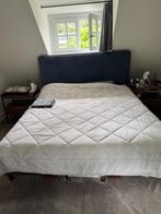 Teakhouten bed 180x200 cm, Huis en Inrichting, Slaapkamer | Bedden, Ophalen, Bruin, Tweepersoons, Zo goed als nieuw
