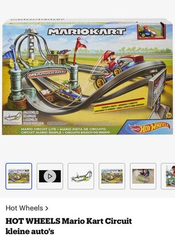 Hot wheels Mario kart circuit, Comme neuf, Enlèvement, Circuit, Hot Wheels