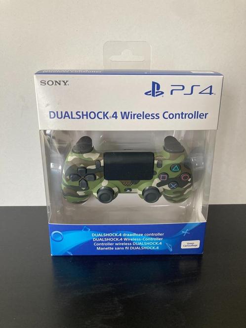 PlayStation Dualshock 4 V2 Green Camo (nieuw), Consoles de jeu & Jeux vidéo, Consoles de jeu | Sony Consoles | Accessoires, Neuf