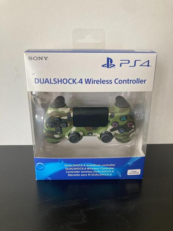 PlayStation Dualshock 4 V2 Green Camo (nieuw), Games en Spelcomputers, Spelcomputers | Sony Consoles | Accessoires, Nieuw, PlayStation 3