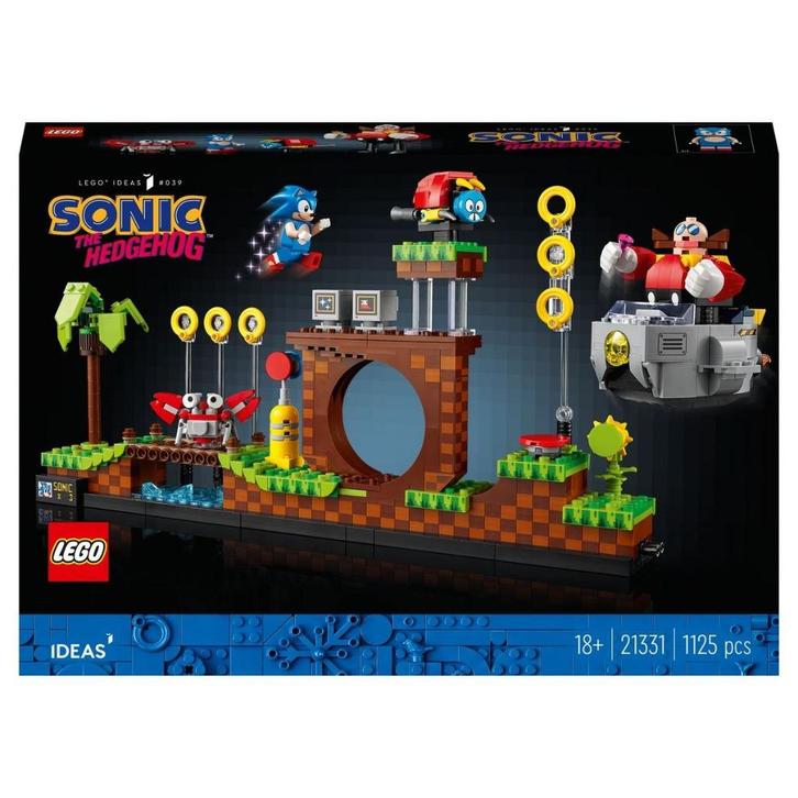 Lego Ideas 21331 Sonic the Hedgehog Green Hill-zone, Kinderen en Baby's, Speelgoed | Duplo en Lego, Nieuw, Lego, Complete set