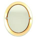 Miroir ovale illuminé Allibert Space Age Retro Vintage, Enlèvement
