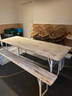 Picknicktafel en -banken Brooklyn maxima vida, Tuin en Terras, Picknicktafels, Ophalen, Zo goed als nieuw, Inklapbaar