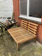 Lounge bank - tuinmeubel, Gebruikt, Ophalen of Verzenden, Hout
