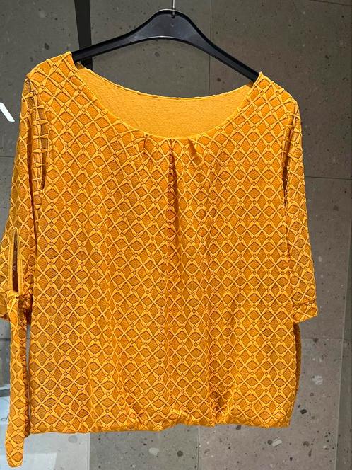 Vlotte blouse/ okergeel/ maat L/ €5, Kleding | Dames, Blouses en Tunieken, Zo goed als nieuw, Maat 42/44 (L), Ophalen of Verzenden