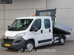 Citroën Jumper 130PK Open Laadbak Dubbel Cabine Trekhaak Eu, Auto's, Stof, Gebruikt, Euro 6, 4 cilinders