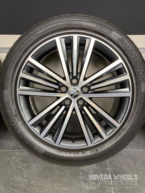 19” originele Skoda Kodiaq velgen + banden 5x112 565601025R, Auto-onderdelen, Banden en Velgen, Banden en Velgen, Zomerbanden