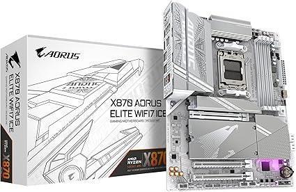 GIGABYTE X870 A Elite WIFI7 Ice | GRATIS LEVERING, Computers en Software, Moederborden, Nieuw, AMD, DDR5, Verzenden