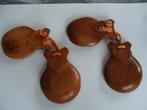 2 anciennes castagnettes en bois , Espagne, Muziek en Instrumenten, Drumstellen en Slagwerk, Ophalen of Verzenden, Zo goed als nieuw