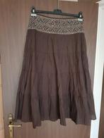 Rok met steentjes, Esprit, lengte 83, breedte 80cm, bruin, Kleding | Dames, Rokken, Ophalen, Zo goed als nieuw, Bruin