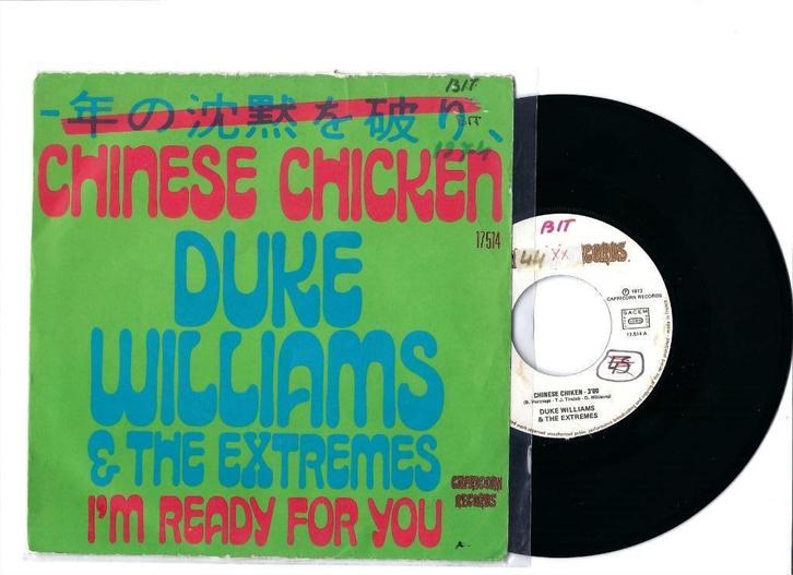 Duke Williams & The Extremes* – Chinese Chicken, Cd's en Dvd's, Vinyl Singles, Gebruikt, Single, R&B en Soul, 7 inch, Ophalen of Verzenden