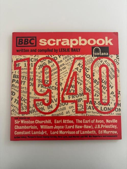 LP BBC Scrapbook For 1940 - 1963, Verzamelen, Militaria | Tweede Wereldoorlog, Overige soorten, Overige typen, Ophalen of Verzenden