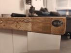 Zware kwalitatieve salontafel met eiken bovenblad., Huis en Inrichting, Ophalen, Modern/Landelijk, Eikenhout, 100 tot 150 cm