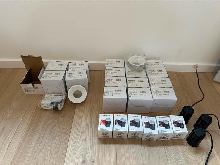 18x nieuwe inbouwspots, Huis en Inrichting, Lampen | Spots, Nieuw, Plafondspot of Wandspot, Led, Ophalen