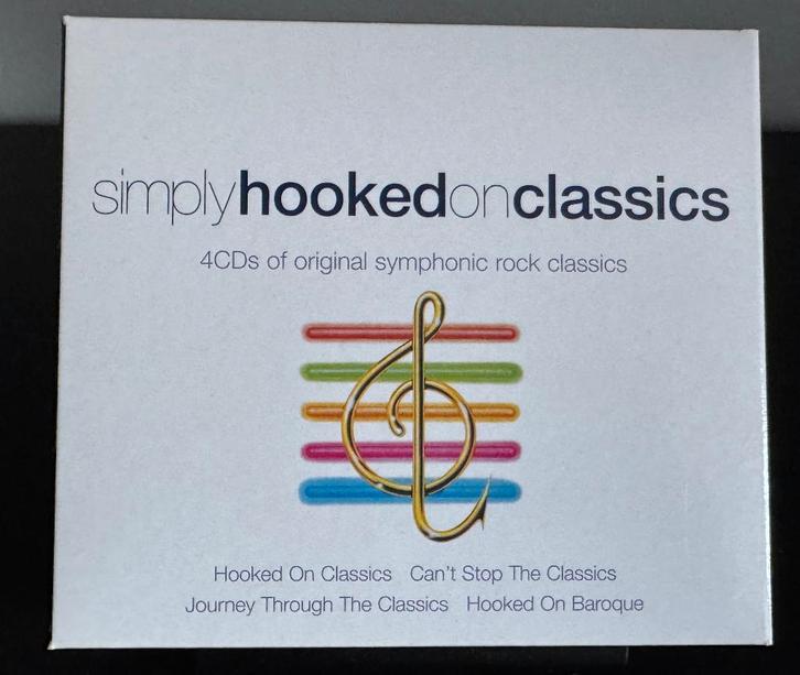Zeldzame Hooked on Classics 4-cd-set nieuw, Cd's en Dvd's, Cd's | Klassiek, Zo goed als nieuw, Overige typen, Modernisme tot heden