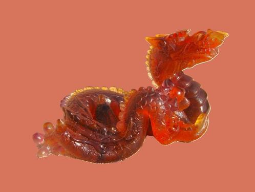 Prachtig glaswerk Daum kunstwerk draak, Antiek en Kunst, Antiek | Glaswerk en Kristal, Ophalen