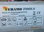 tegelzaag Feramo felumo 800, Bricolage & Construction, Outillage | Scies mécaniques, Enlèvement, Comme neuf