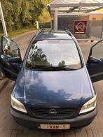 Opel zafira 1.8, Auto's, Zwart, 4 cilinders, 1799 cc, Blauw