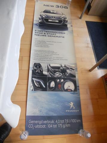 grote publiciteit Peugeot 308 beschikbaar voor biedingen