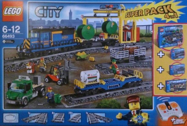 Lego trein 66493 = 60052 + 60050 + 7895 + 7499, Kinderen en Baby's, Speelgoed | Duplo en Lego, Nieuw, Lego, Complete set, Ophalen of Verzenden