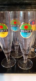 Vedette glazen, Verzamelen, Biermerken, Ophalen, Zo goed als nieuw