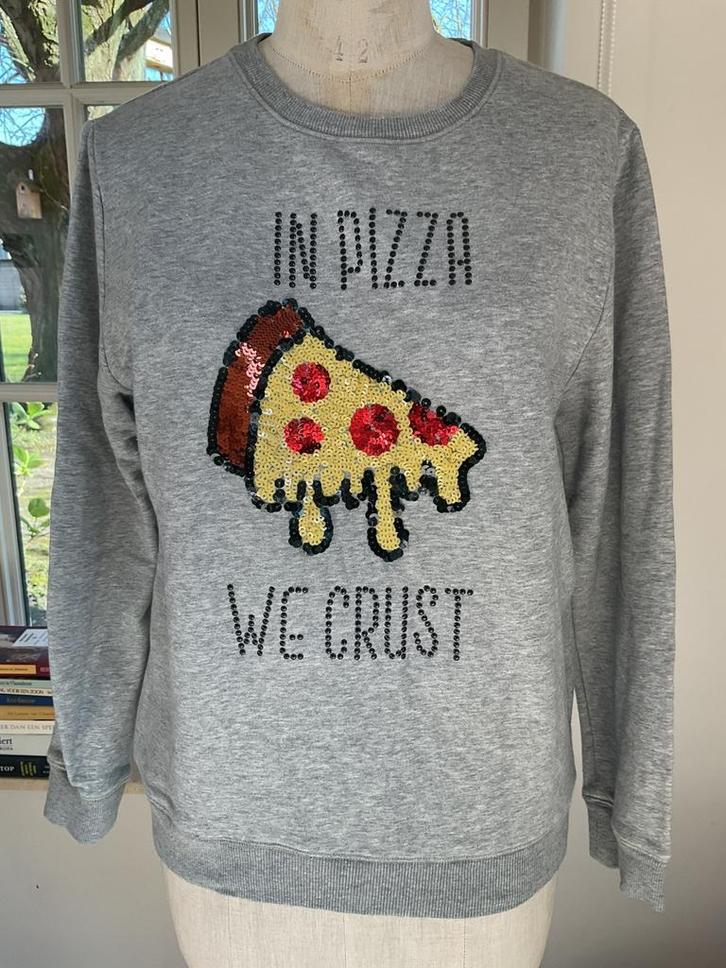 Sweater van K-Design, maat M, Kleding | Dames, Truien en Vesten, Grijs, Ophalen of Verzenden