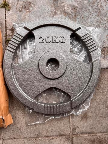 Halterschijf 20kg, 50mm boring ! beschikbaar voor biedingen