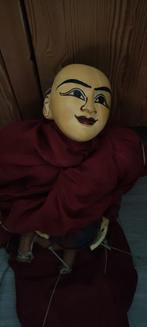 marionnette en bois moine bouddhiste. Longueur 73., Enlèvement, Utilisé