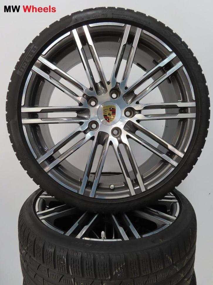 Originele Porsche 911 991 20 inch Turbo velgen winterbanden, Auto-onderdelen, Banden en Velgen, Banden en Velgen, Winterbanden