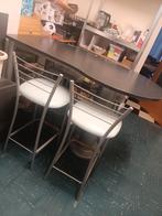 Hoge keuken tafel met vier barkrukken, Huis en Inrichting, Ophalen