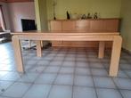 Eiken eettafel met 6 stoelen, Huis en Inrichting, Ophalen, Gebruikt, Eikenhout, Vijf personen of meer