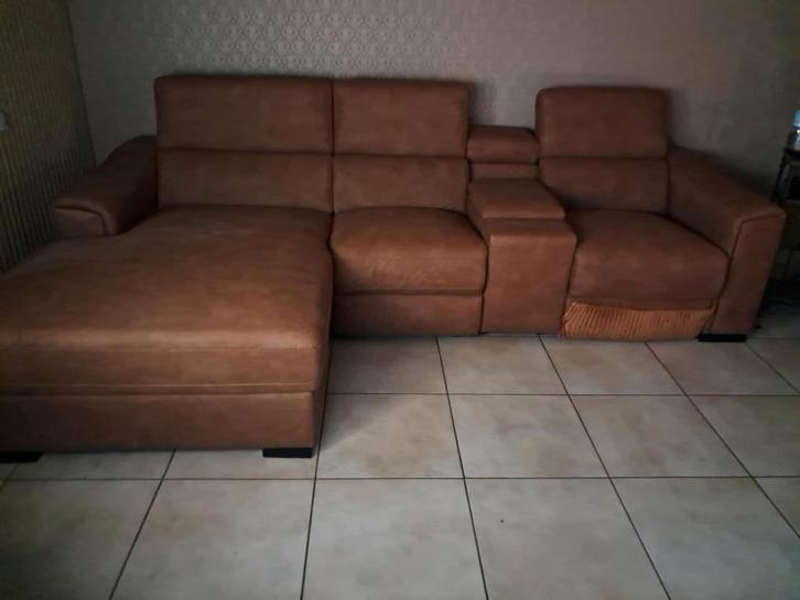 zithoek met relaxzetel elektrisch, Huis en Inrichting, Zetels | Complete zithoeken, Zo goed als nieuw, Ophalen