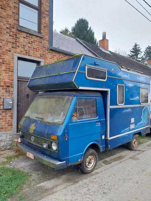 Camper Vw LT31 2.0 essence de 1977, Caravans en Kamperen, Mobilhomes, Particulier, Benzine, Ophalen