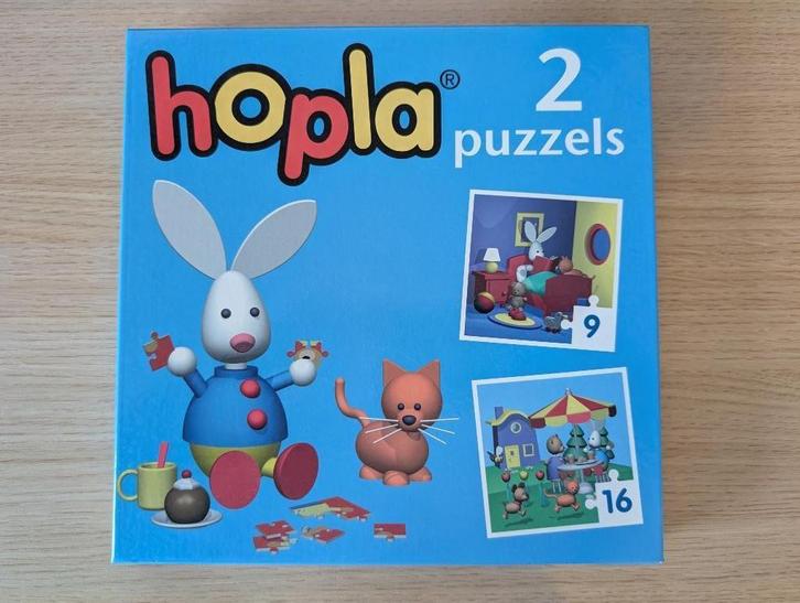 Hopla - 2 puzzels, Kinderen en Baby's, Speelgoed | Kinderpuzzels, Gebruikt, 2 tot 4 jaar, Ophalen