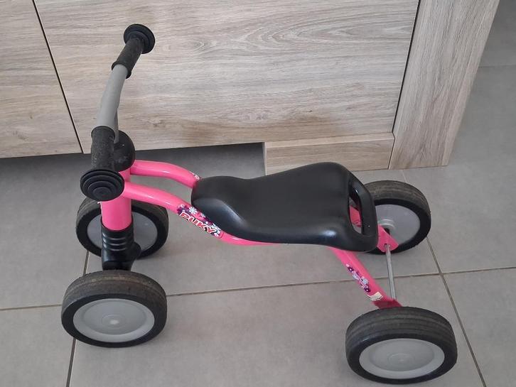 Puky lovely pink loopfiets pukylino retro roze, Kinderen en Baby's, Speelgoed | Buiten | Voertuigen en Loopfietsen, Zo goed als nieuw