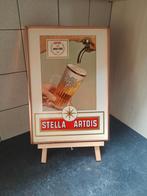 Stella artois reclamebord met takszegel 1971, Ophalen of Verzenden, Zo goed als nieuw, Reclamebord