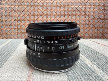 Nieuwstaat Hasselblad Carl Zeiss Planar T CFE 80mm 2.8 Lens beschikbaar voor biedingen
