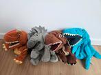 4 dino knuffels, Kinderen en Baby's, Speelgoed | Knuffels en Pluche, Ophalen of Verzenden, Zo goed als nieuw
