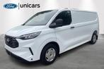 Ford Transit Custom Ford Transit Custom KOELWAGEN - TREND -, Auto's, Voorwielaandrijving, Stof, Wit, Bedrijf