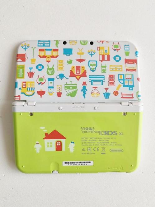 New Nintendo 3DS XL Animal Crossing Happy Home Designer Edit, Games en Spelcomputers, Spelcomputers | Nintendo 2DS en 3DS, Zo goed als nieuw