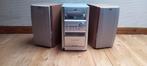 Cdspeler/ radio / cassette met 2 boxen JVC, Ophalen, Cd-speler, JVC