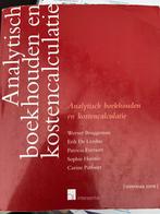Analytisch boekhouden en kostencalculatie, 14de ed, Ophalen of Verzenden, Zo goed als nieuw, Nederlands, Erik De Lembre; Werner Bruggeman
