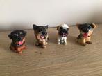 Figurines de chiens, 4 pièces, Comme neuf, Enlèvement ou Envoi
