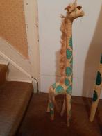 Prachtige vintage rieten giraffe, Antiek en Kunst, Ophalen