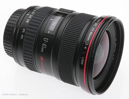 Canon EF 17-40 F4.0 L, Audio, Tv en Foto, Foto | Lenzen en Objectieven, Zo goed als nieuw, Ophalen